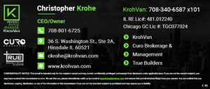 Graphic Design by pb for KrohVan/True/Curo | Design: #29180632