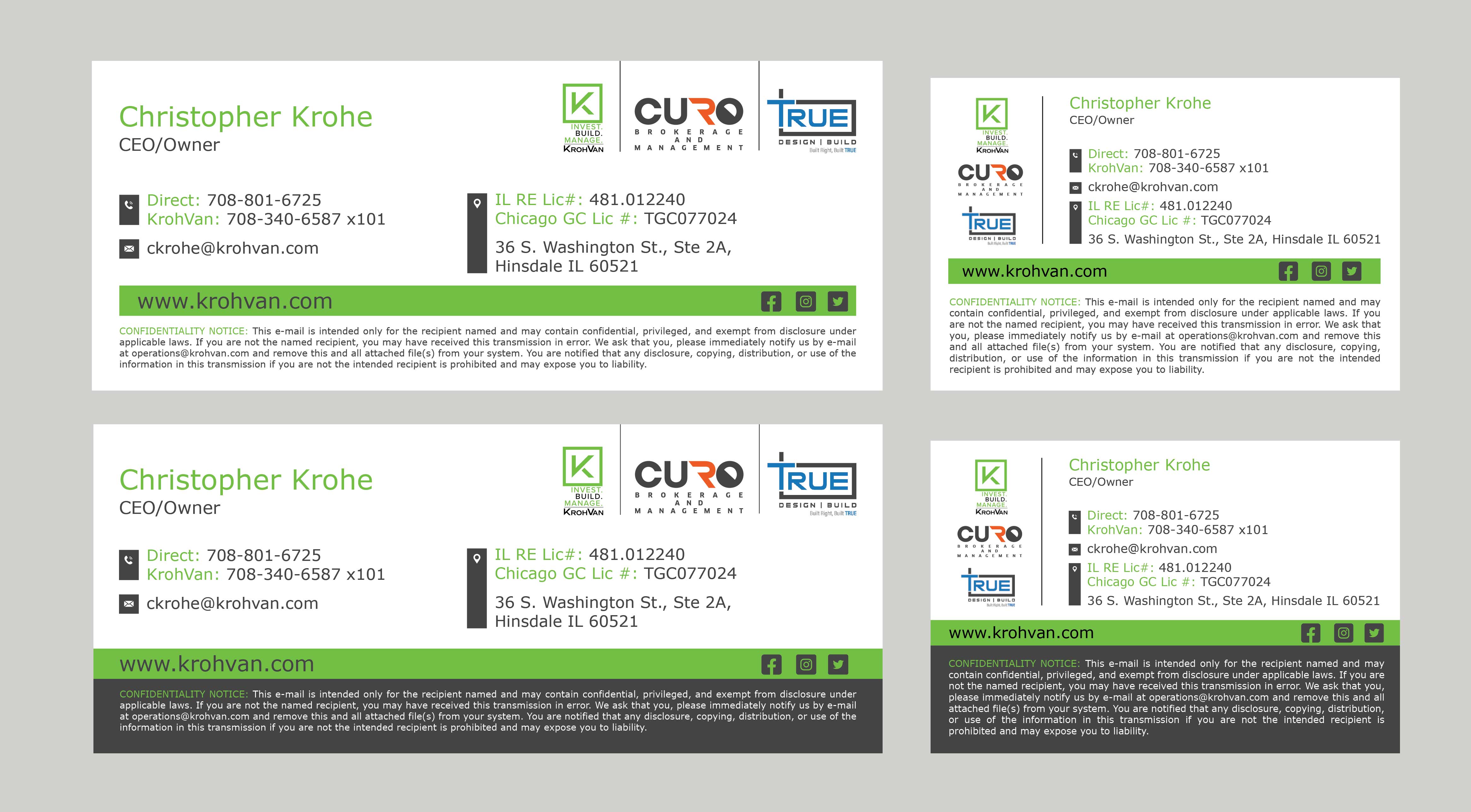 Graphic Design by Creative D2024 for KrohVan/True/Curo | Design #29179030