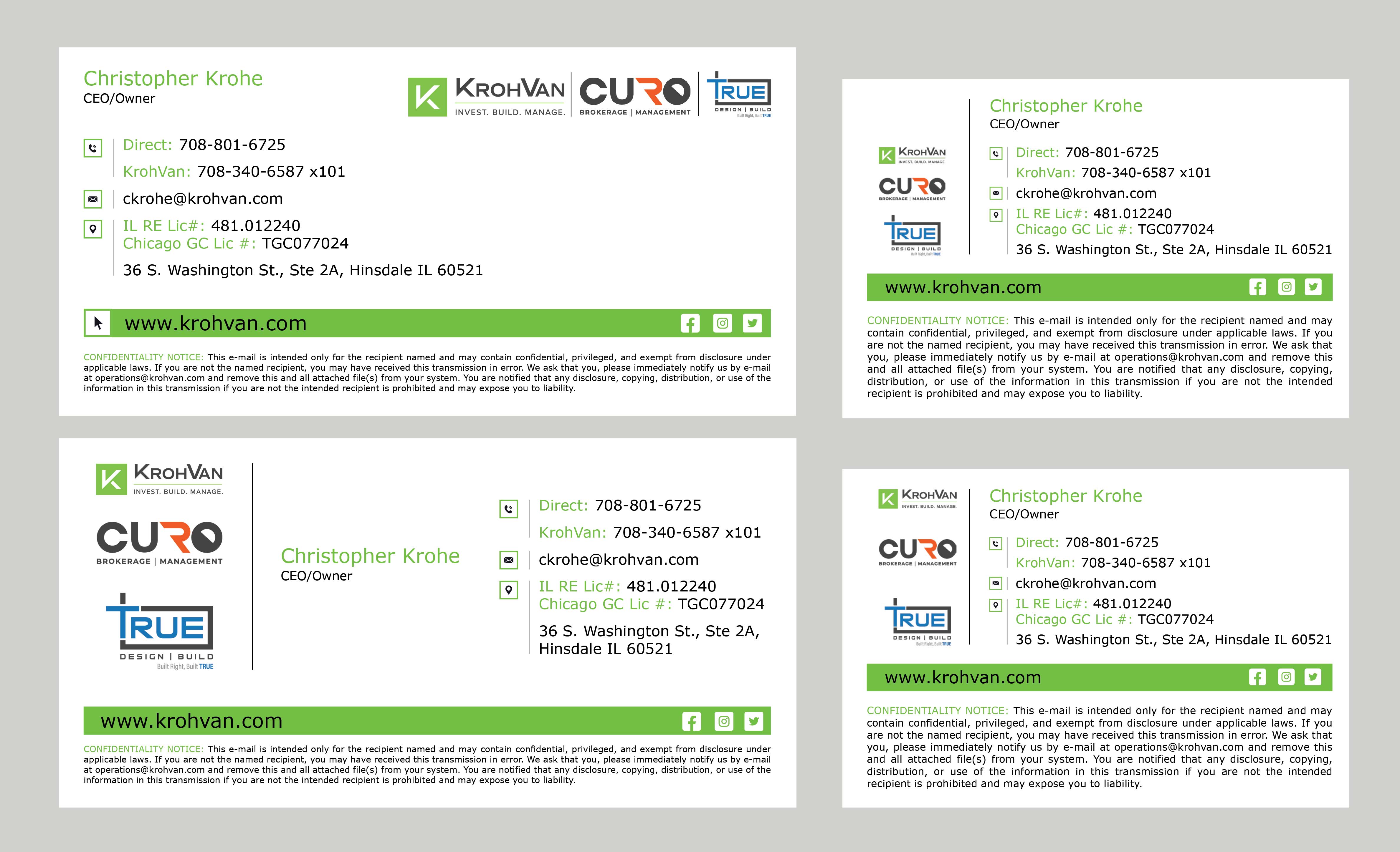 Graphic Design by Creative D2024 for KrohVan/True/Curo | Design #29192375