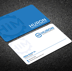 Design de Carte de Visite par Graphixpointt pour Huron Industrial Maintenance  | Design : #29175758