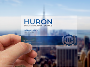 Design de Carte de Visite par Graphixpointt pour Huron Industrial Maintenance  | Design : #29176198
