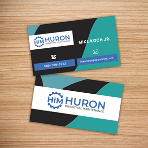 Design de Carte de Visite par Wally_F pour Huron Industrial Maintenance  | Design : #29179159