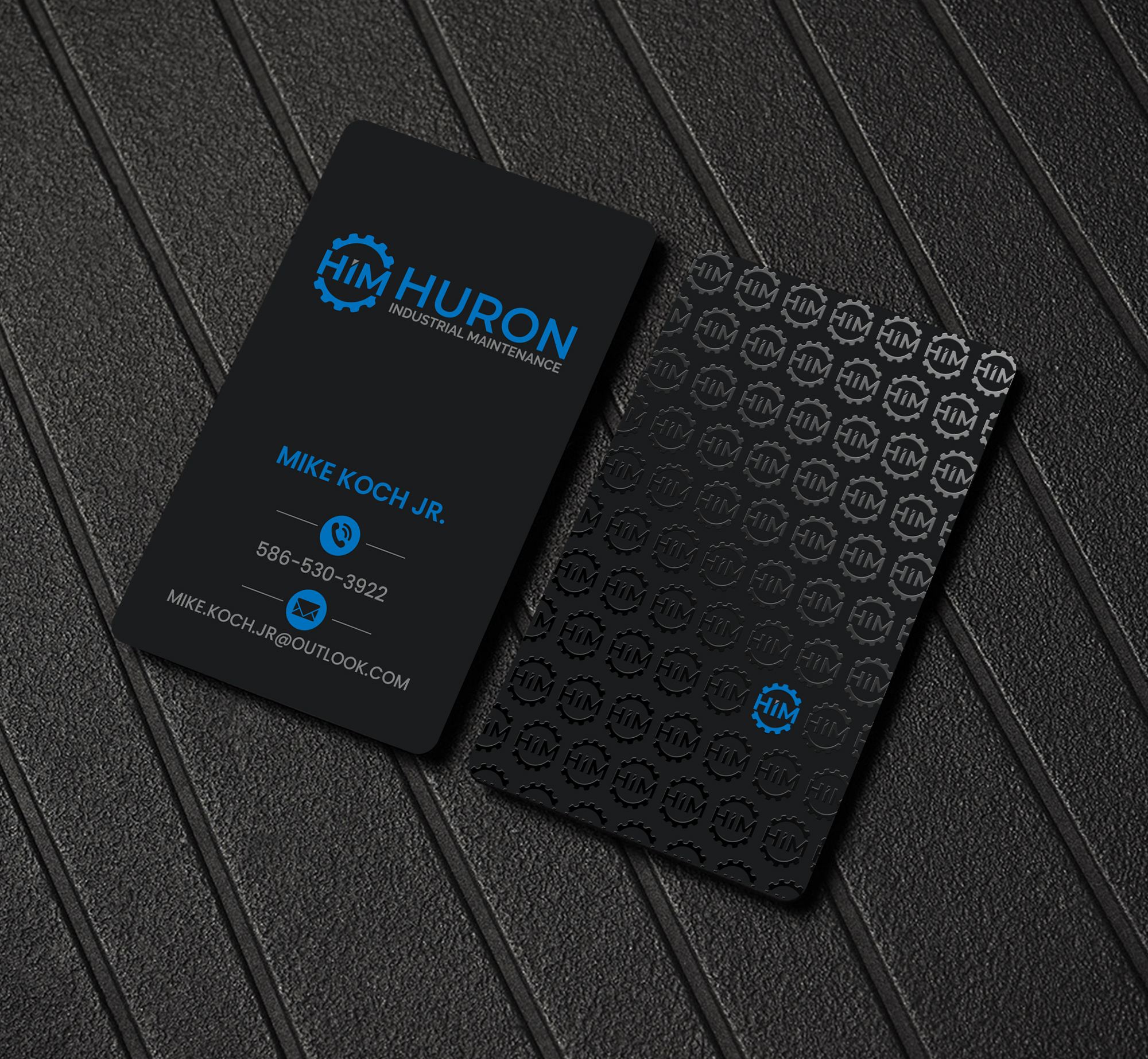 Business Card Design by Creations Box 2015 for Huron Industrial Maintenance  | Design #29178251