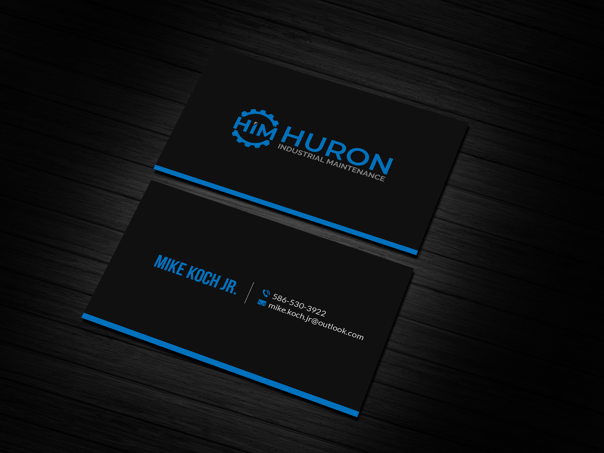 Business Card Design by Creations Box 2015 for Huron Industrial Maintenance  | Design #29178255