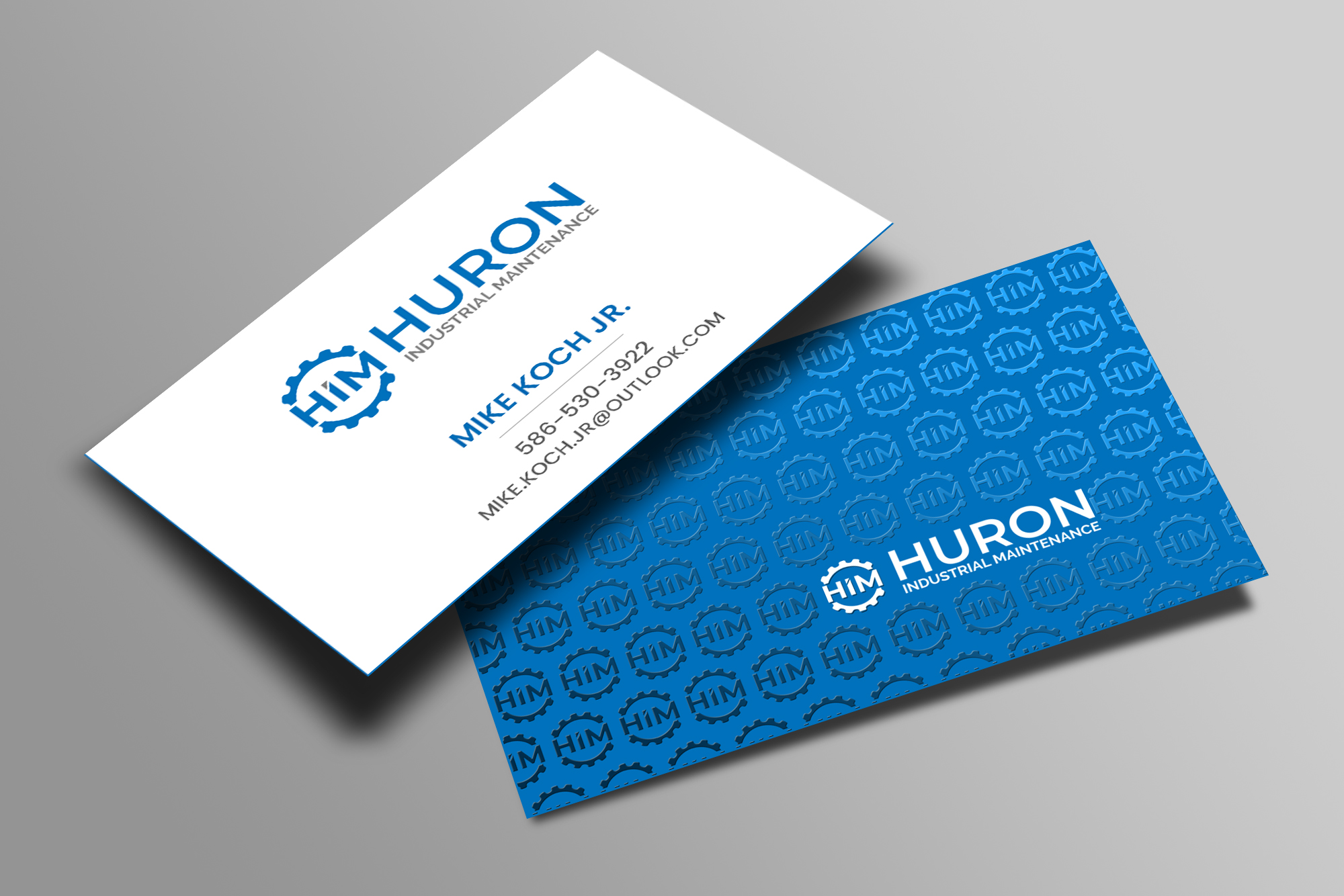 Business Card Design by Creations Box 2015 for Huron Industrial Maintenance  | Design #29178258