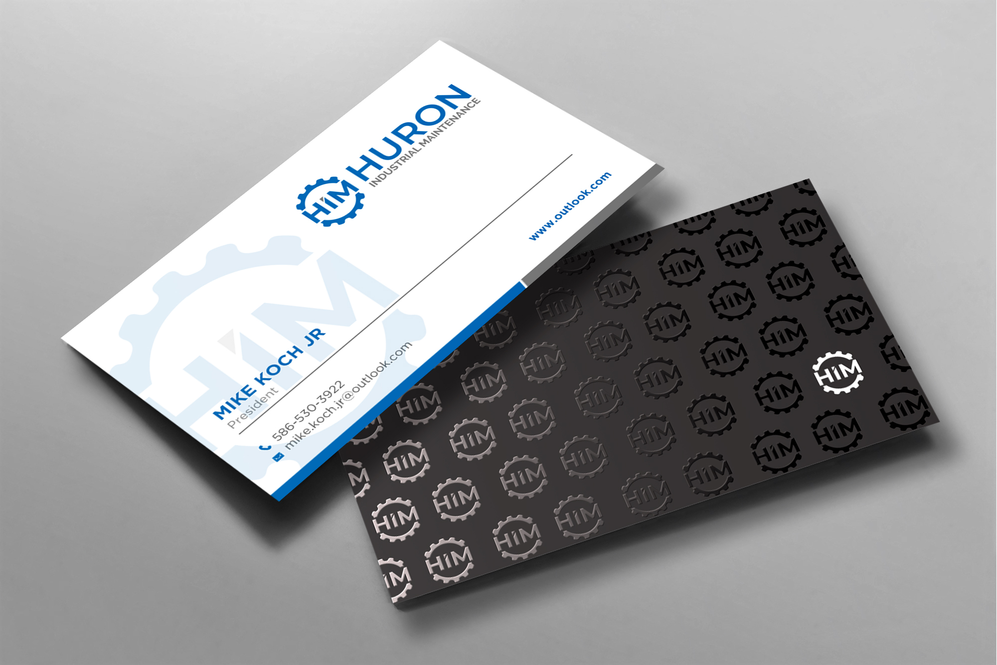 Business Card Design by chandrayaan.creative for Huron Industrial Maintenance  | Design #29177269