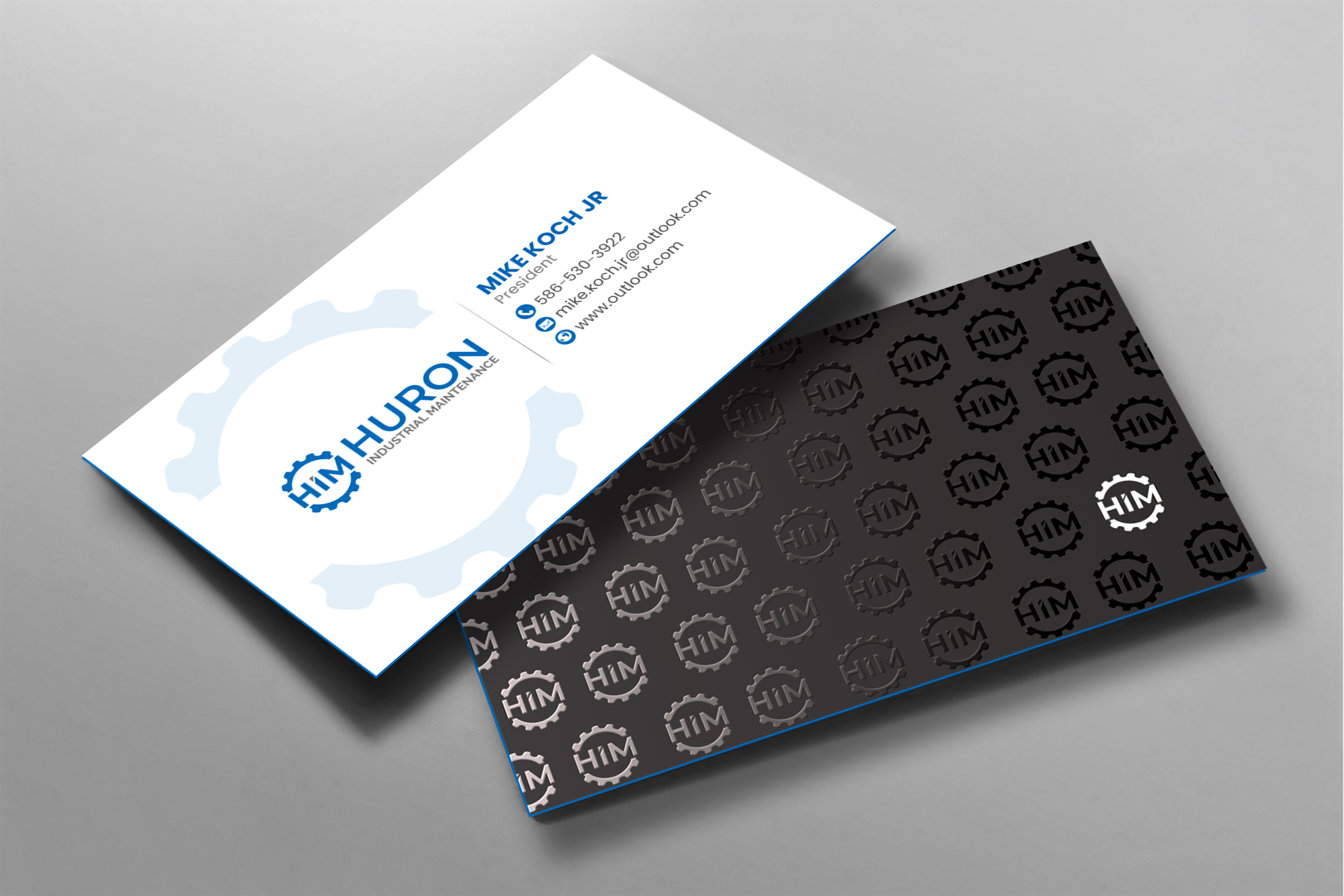 Business Card Design by chandrayaan.creative for Huron Industrial Maintenance  | Design #29177270