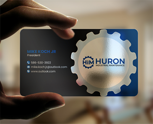 Huron Industrial Maintenance Business Card | Design de Carte de Visite par chandrayaan.creative
