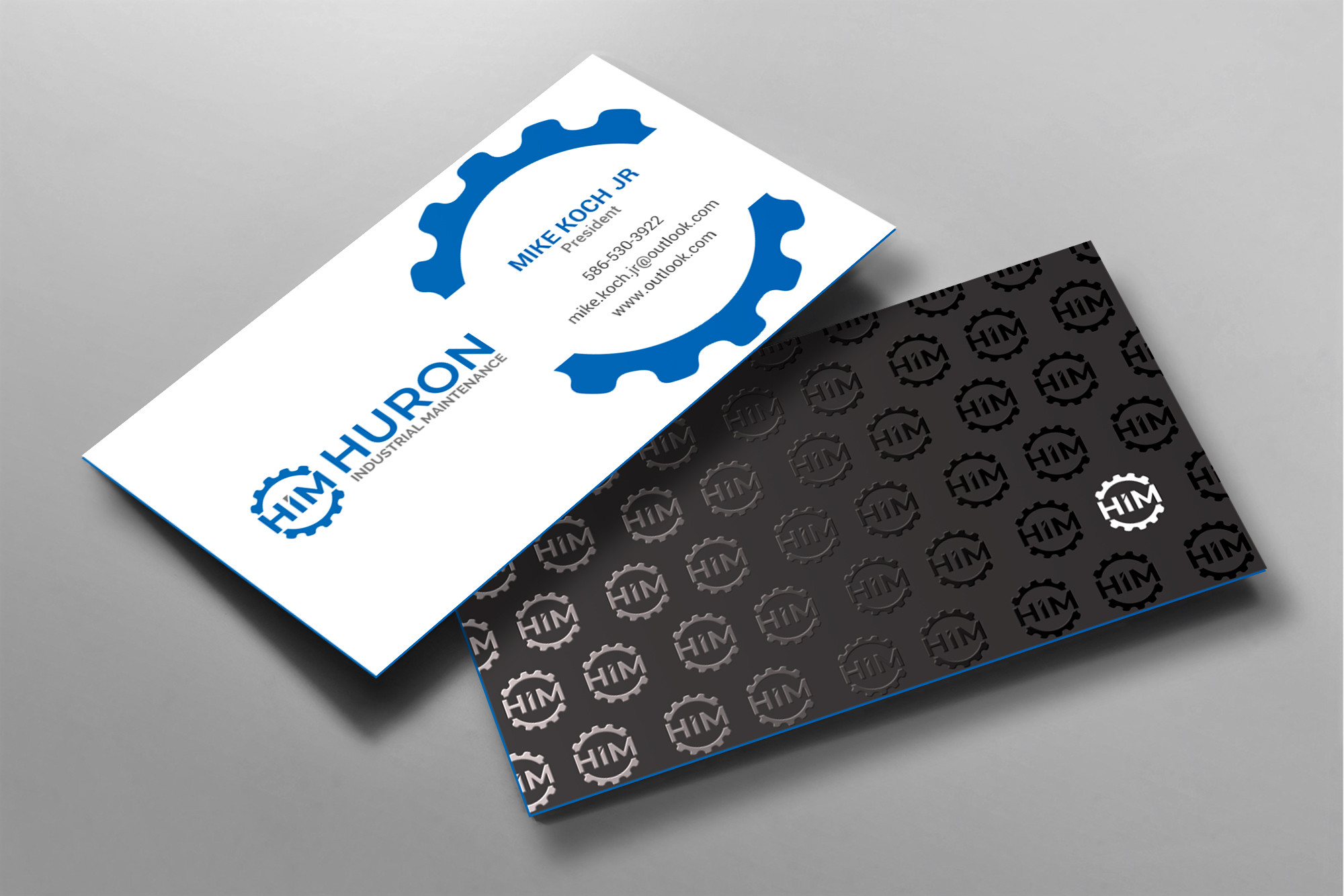 Visitenkarten-Design von chandrayaan.creative für Huron Industrial Maintenance  | Design #29177272