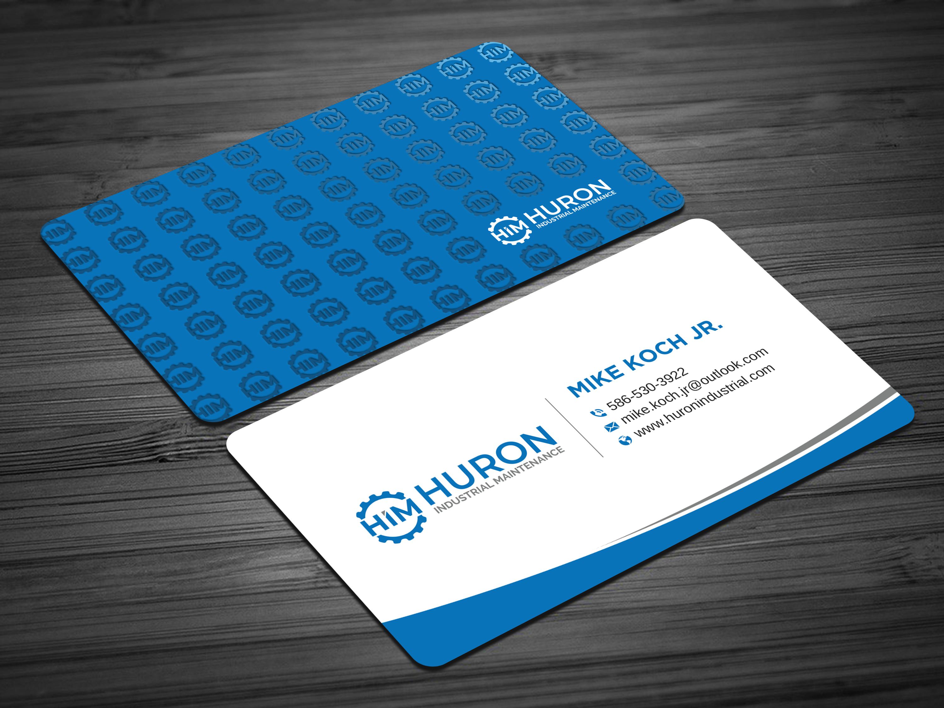 Business Card Design by Uttom 2 for Huron Industrial Maintenance  | Design #29180022