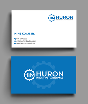 Design de Carte de Visite par Uttom 2 pour Huron Industrial Maintenance  | Design : #29180033