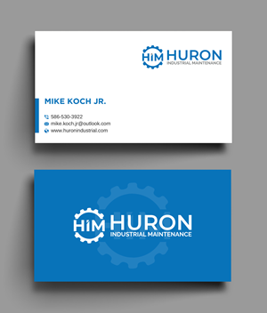 Design de Carte de Visite par Uttom 2 pour Huron Industrial Maintenance  | Design : #29180105