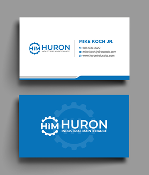 Design de Carte de Visite par Uttom 2 pour Huron Industrial Maintenance  | Design : #29180106