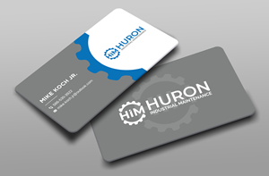 Design de Carte de Visite par Uttom 2 pour Huron Industrial Maintenance  | Design : #29184362
