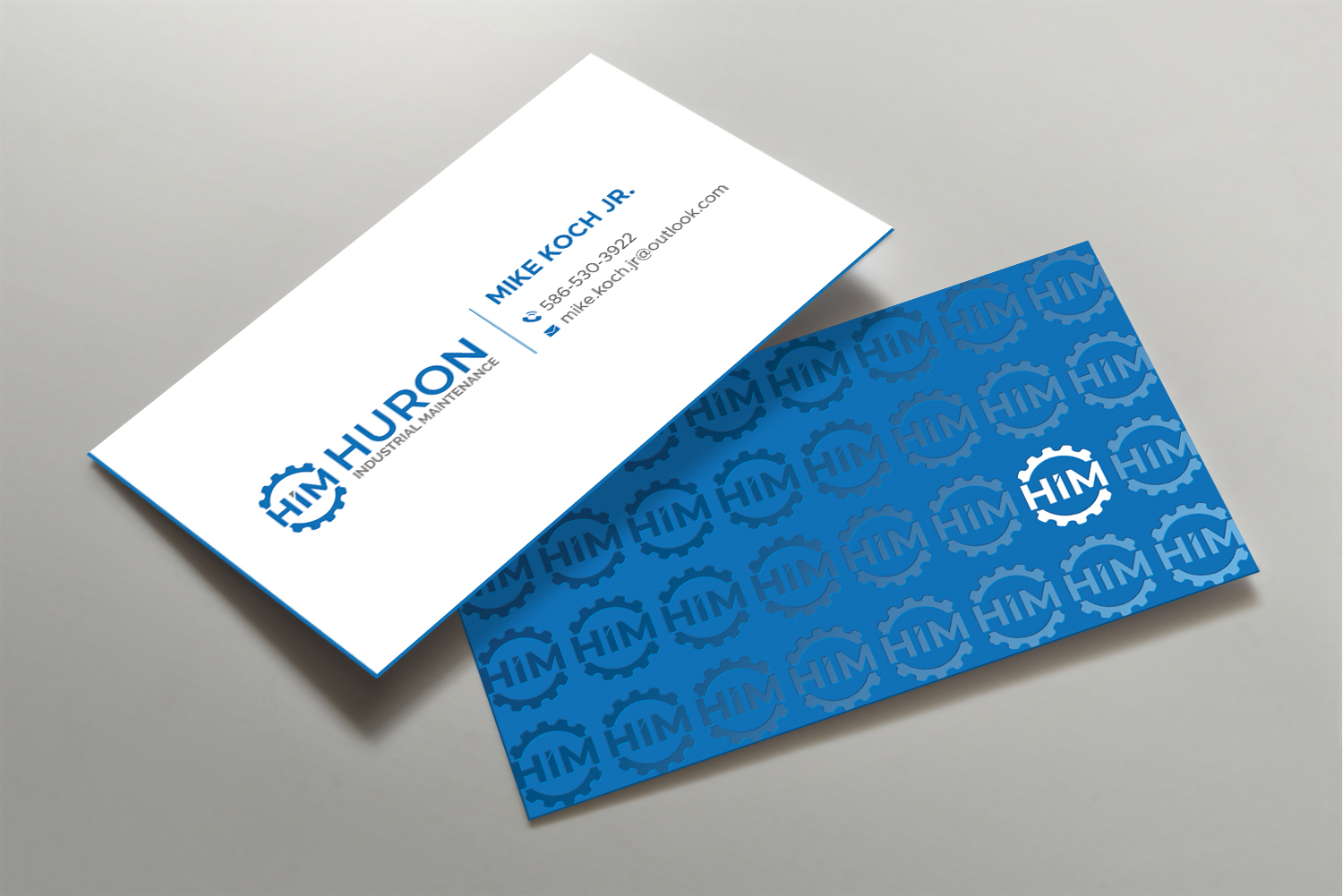 Design de Carte de Visite par DesignShout pour Huron Industrial Maintenance  | Design #29177513