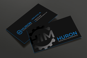 Business Card Design by DesignShout for Huron Industrial Maintenance  | Design: #29177628