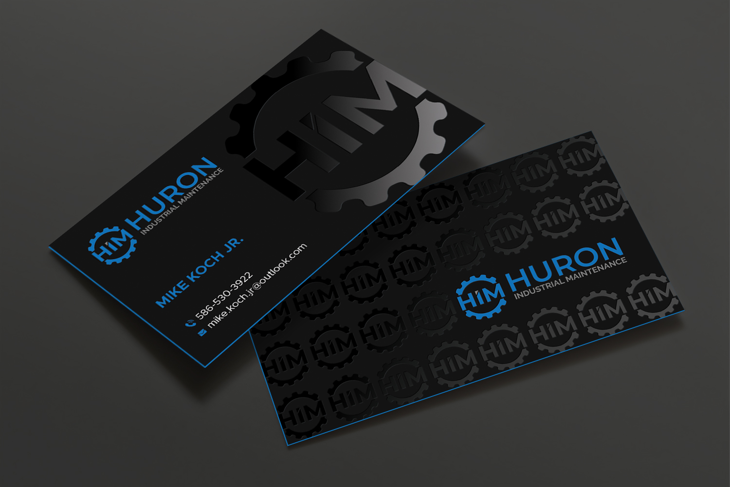 Design de Carte de Visite par DesignShout pour Huron Industrial Maintenance  | Design #29177699