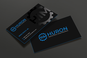 Business Card Design by DesignShout for Huron Industrial Maintenance  | Design: #29177700