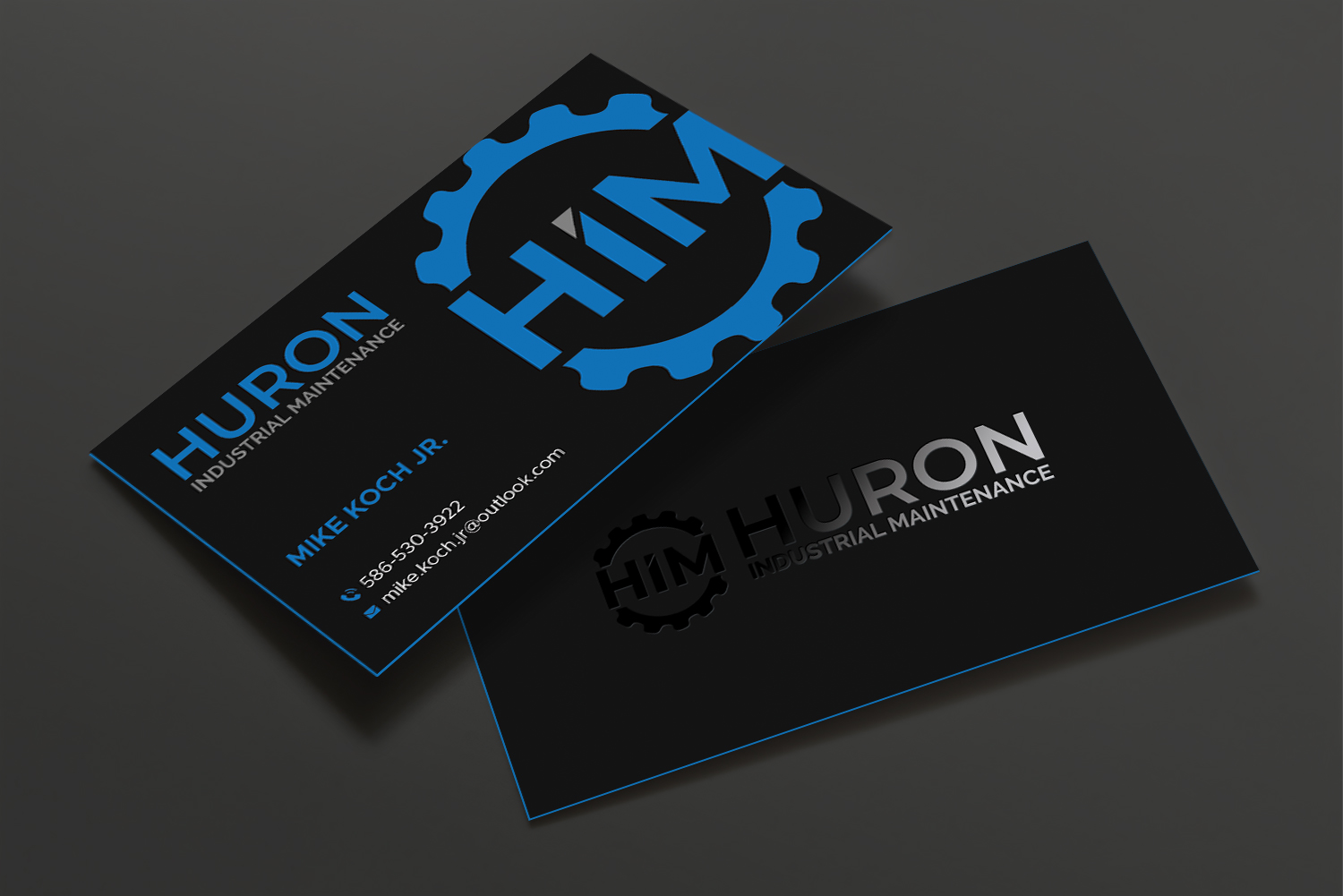 Design de Carte de Visite par DesignShout pour Huron Industrial Maintenance  | Design #29177717