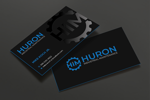 Business Card Design by DesignShout for Huron Industrial Maintenance  | Design: #29177718
