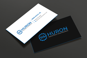 Business Card Design by DesignShout for Huron Industrial Maintenance  | Design: #29177736