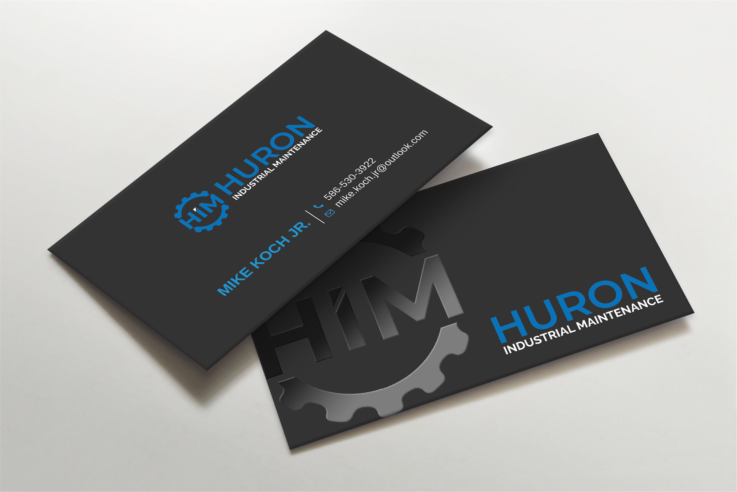 Design de Carte de Visite par Imagine design000 pour Huron Industrial Maintenance  | Design #29180833