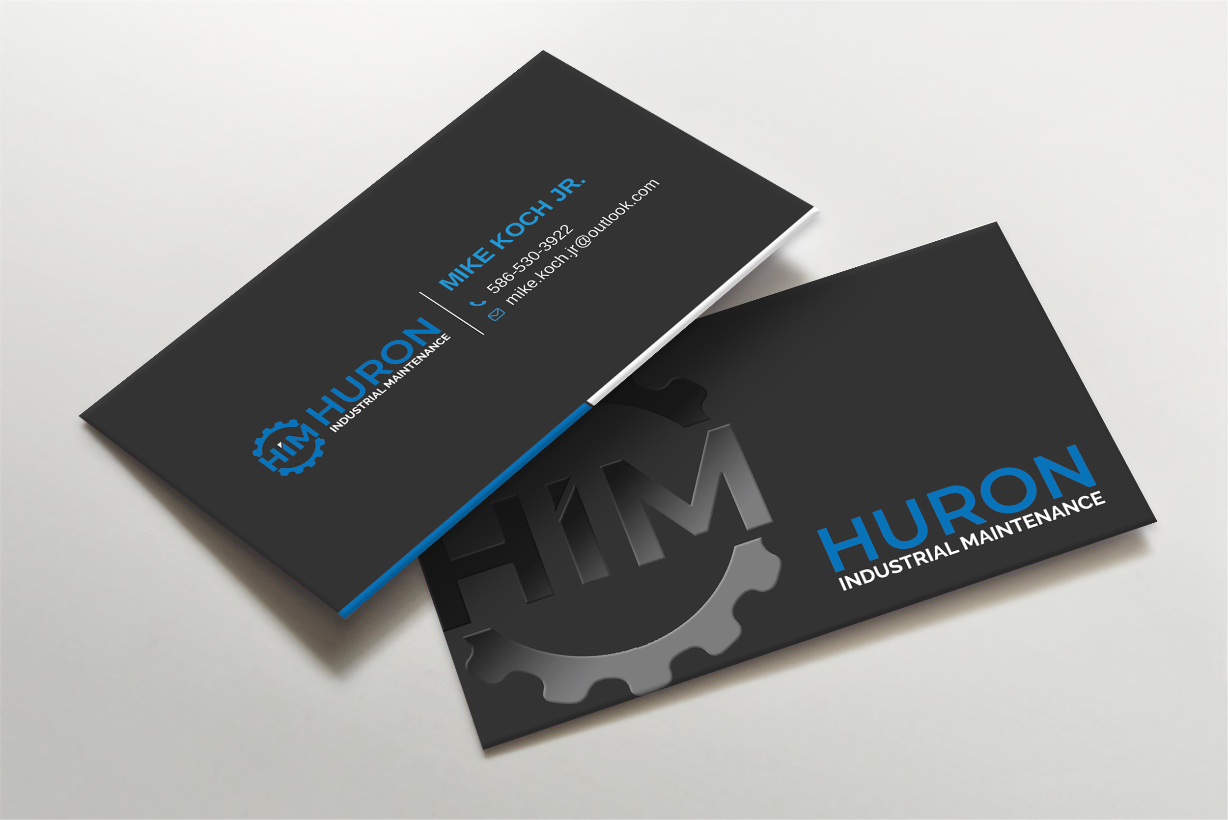 Design de Carte de Visite par Imagine design000 pour Huron Industrial Maintenance  | Design #29180843