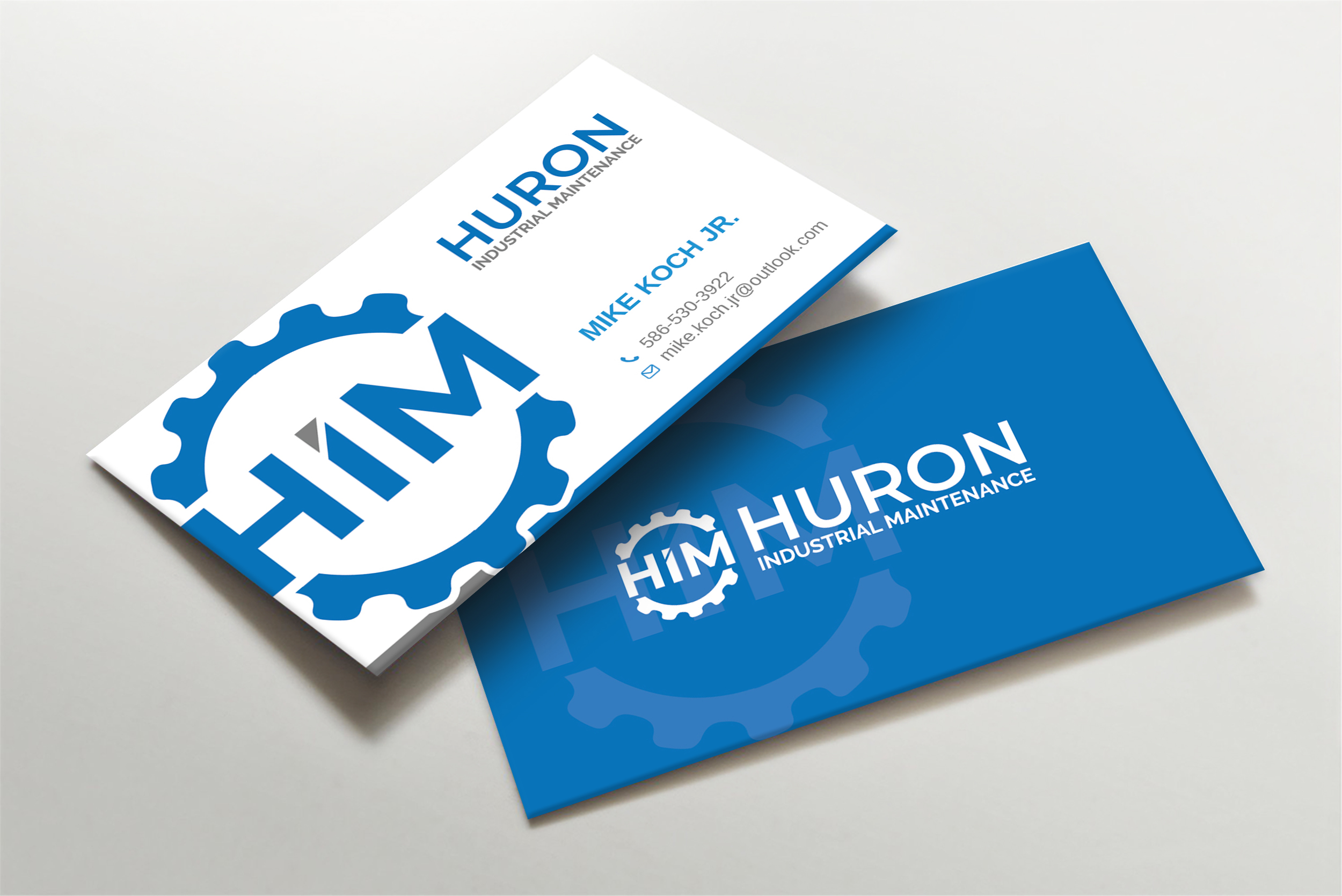 Design de Carte de Visite par Imagine design000 pour Huron Industrial Maintenance  | Design #29180873