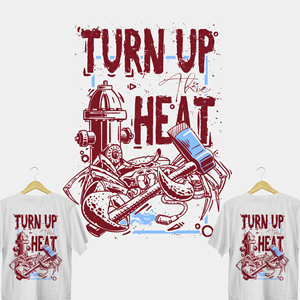 T Shirt Design for Firefighter Apparel Company | Diseño de Camiseta por hanartall