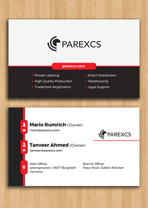Business Card Design by Aether Designs