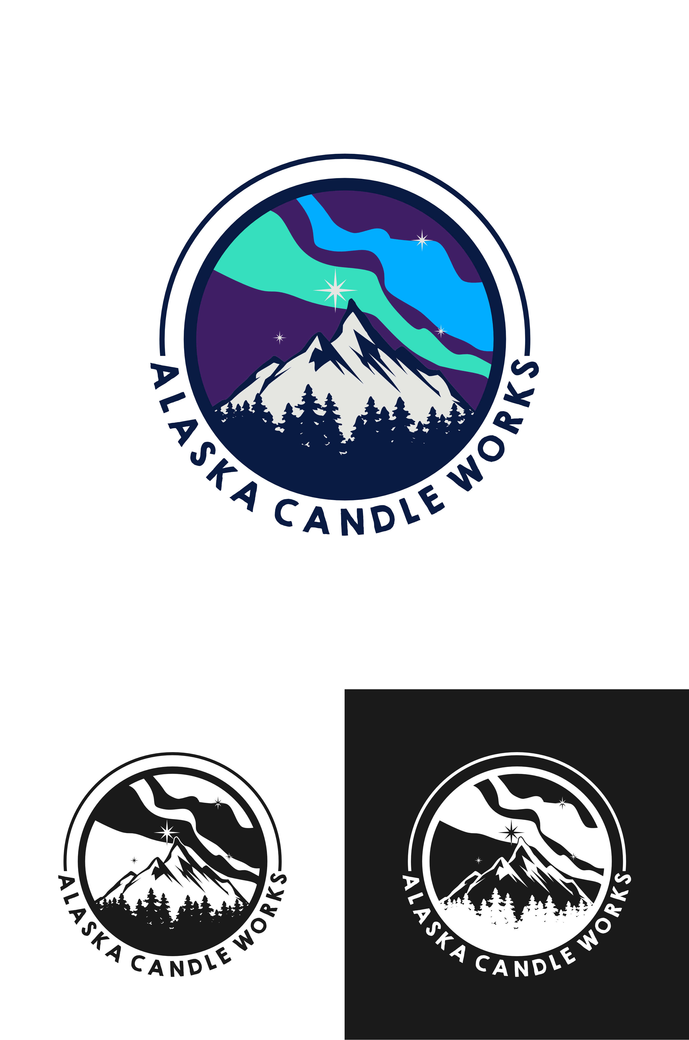 Logo-Design von DoppelGanger Studio für Alaska Candle Works  | Design #29194158