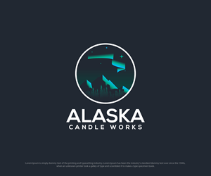 Logo Design by ecorokerz for Alaska Candle Works  | Design: #29190792