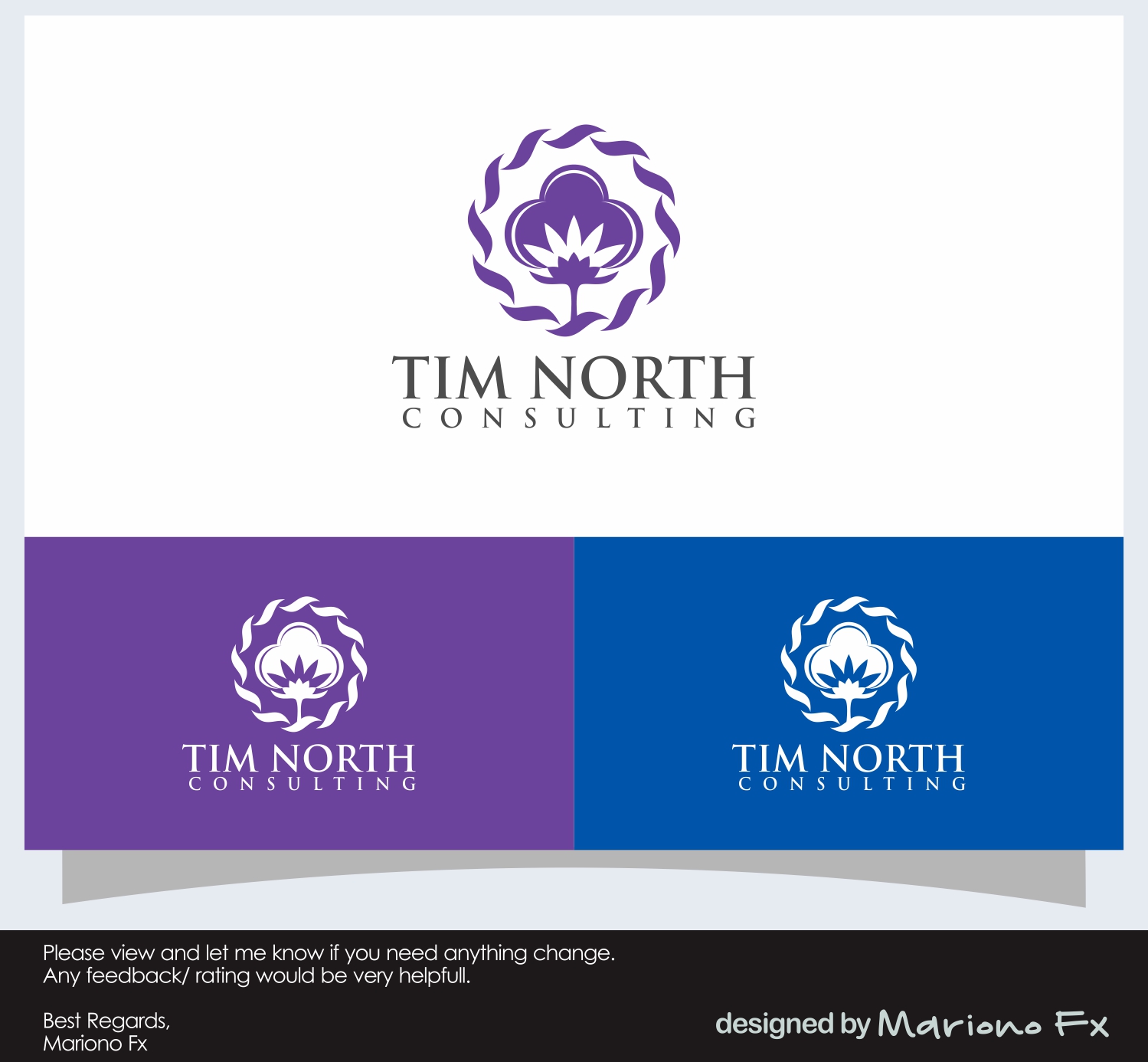 Logo Design by Mariono Fx for Tim North Consulting | Design #29191159