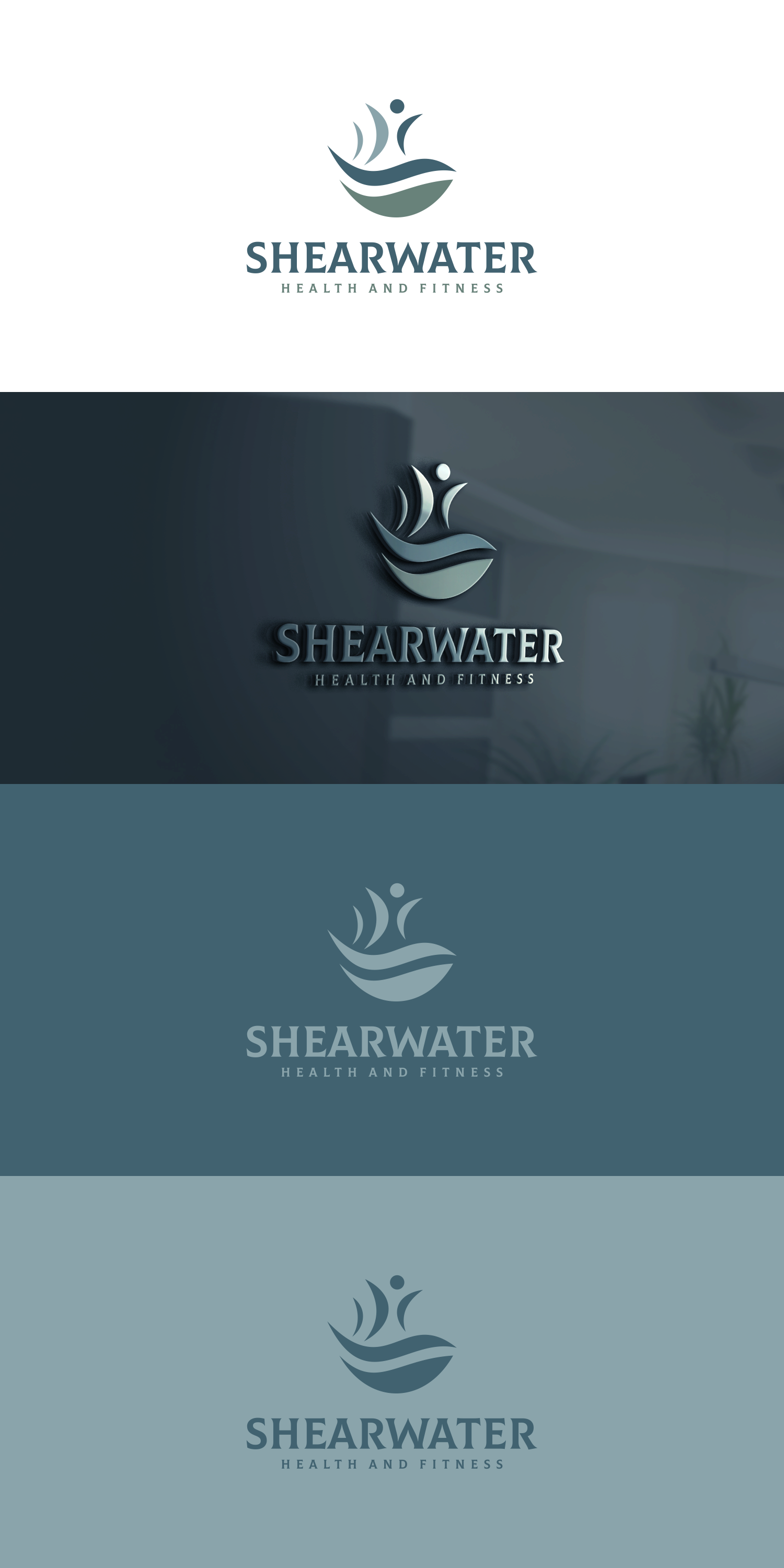 Logo Design by JayaArt for Shearwater Health and Fitness | Design #29192388