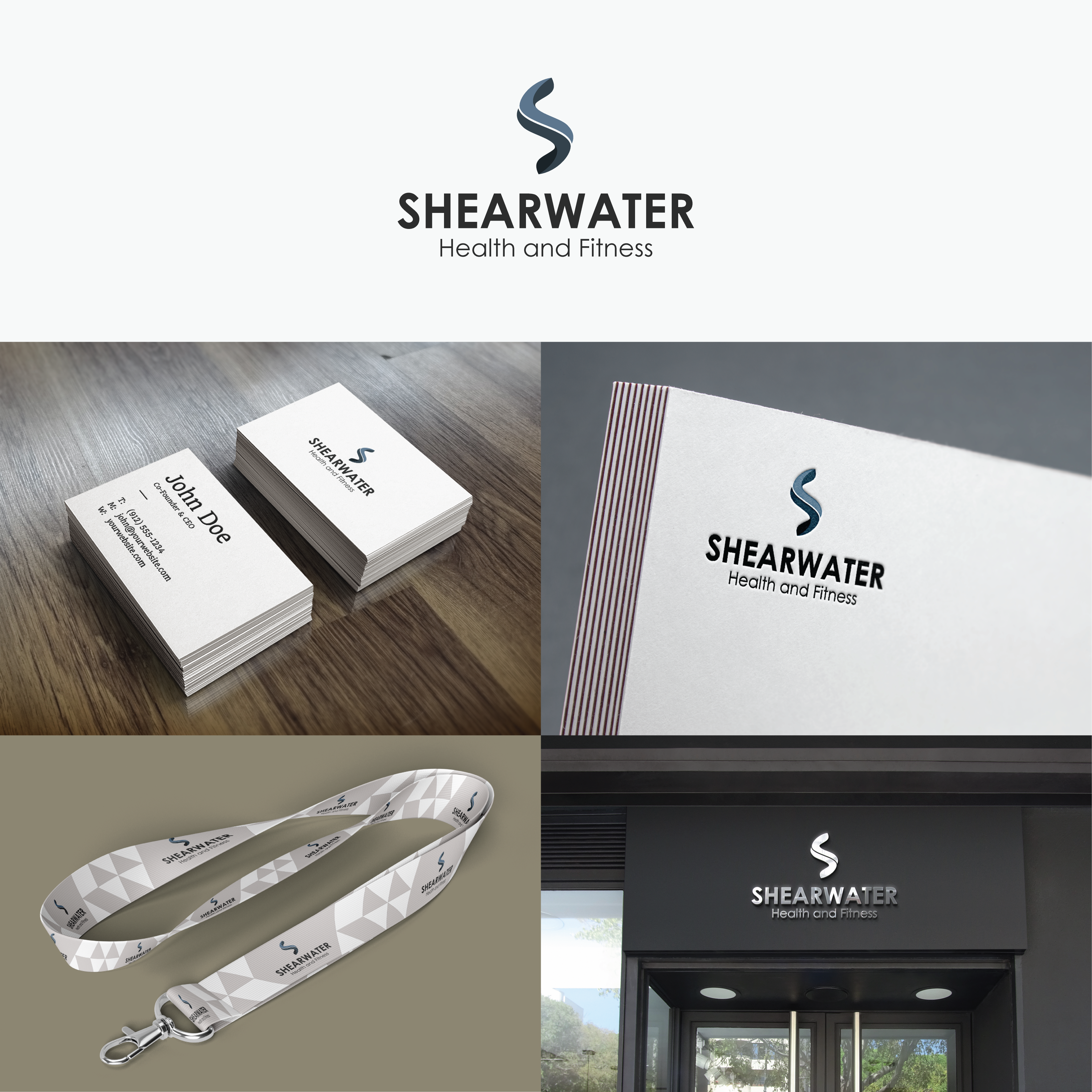 Logo Design by konde.hipe for Shearwater Health and Fitness | Design #29196917