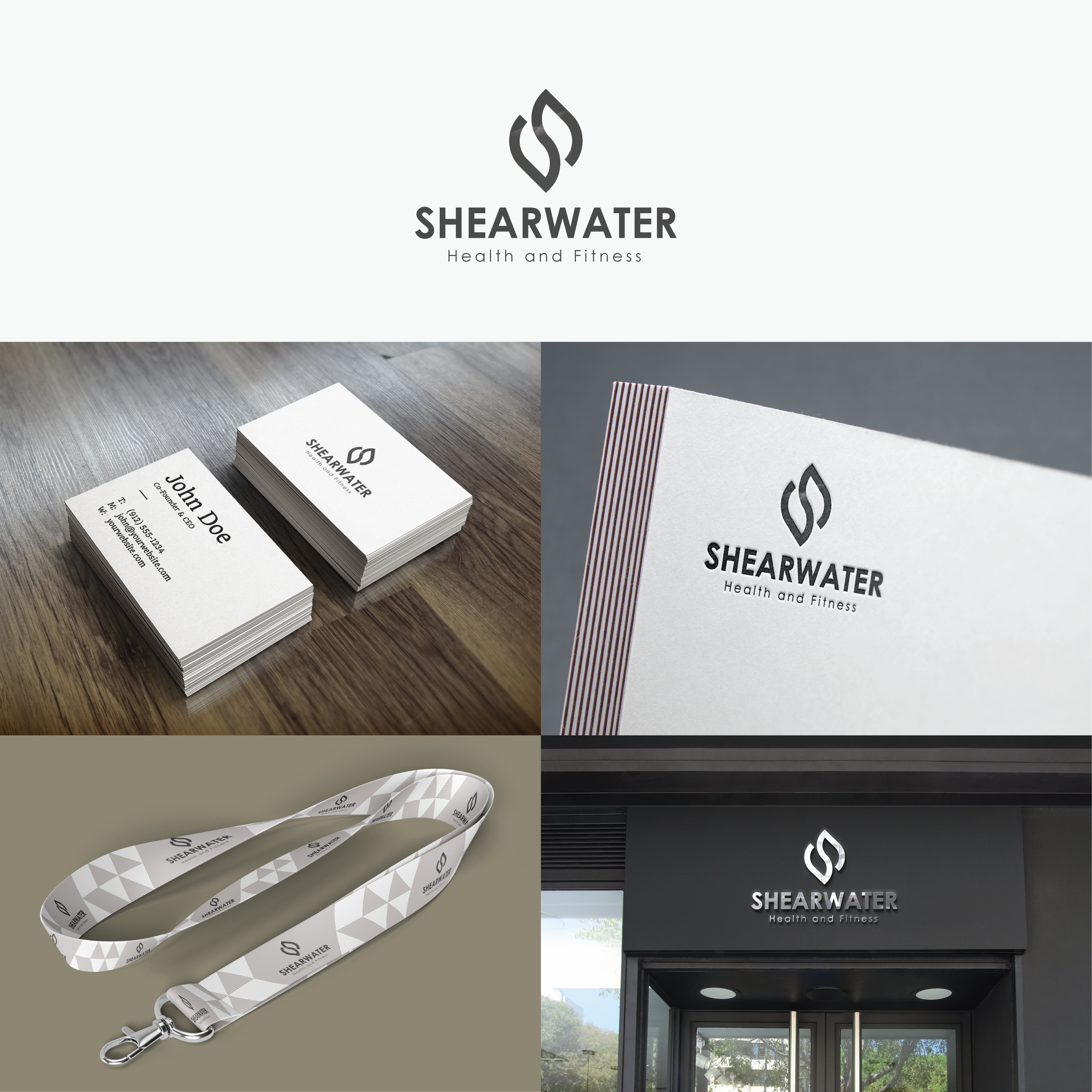 Logo Design by konde.hipe for Shearwater Health and Fitness | Design #29196922