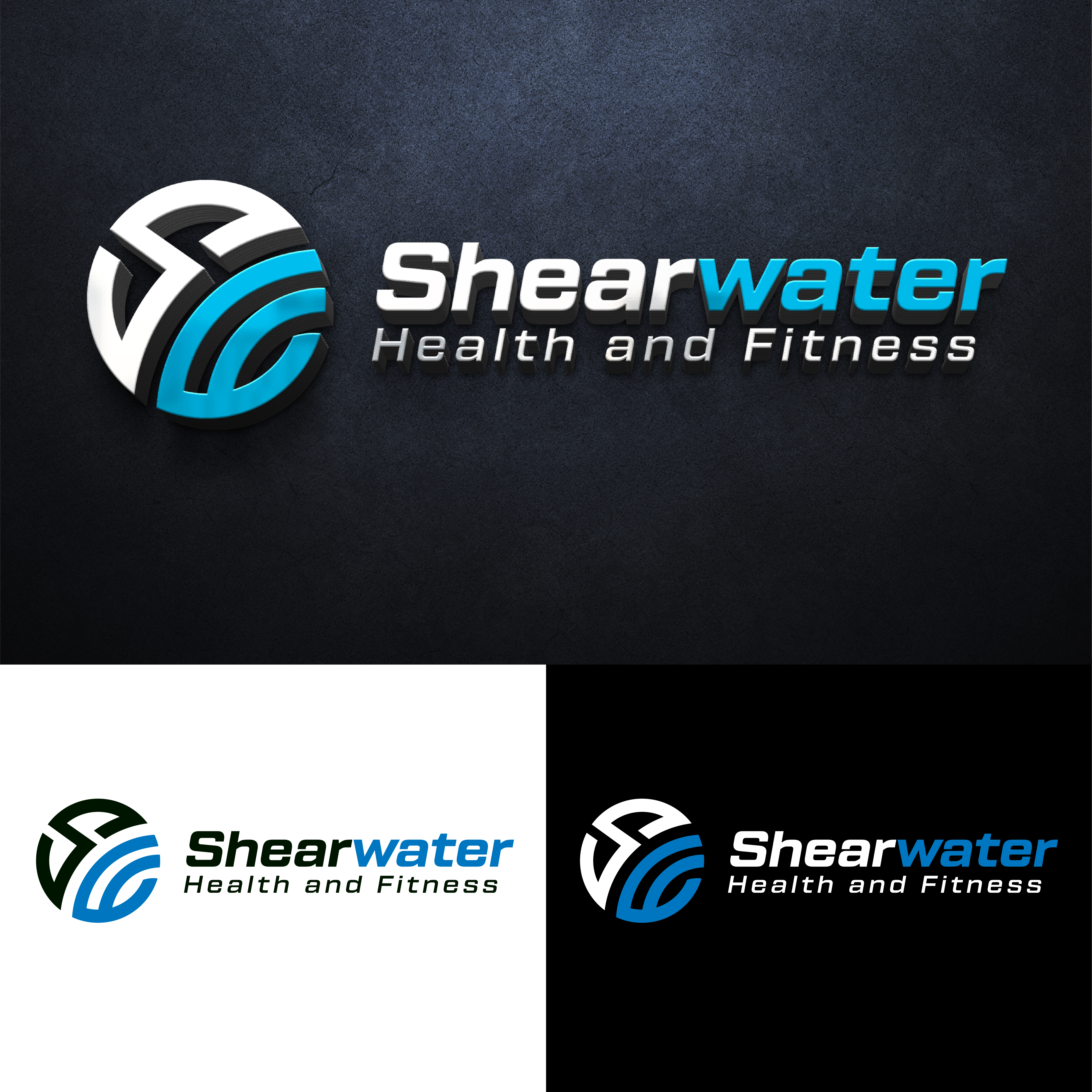 Design de Logo par ARTchemist pour Shearwater Health and Fitness | Design #29190882