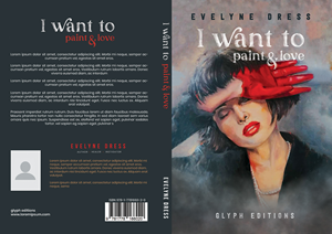 I want to paint and love | Book Cover Design by Akhtanbed