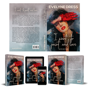 I want to paint and love | Book Cover Design by aj