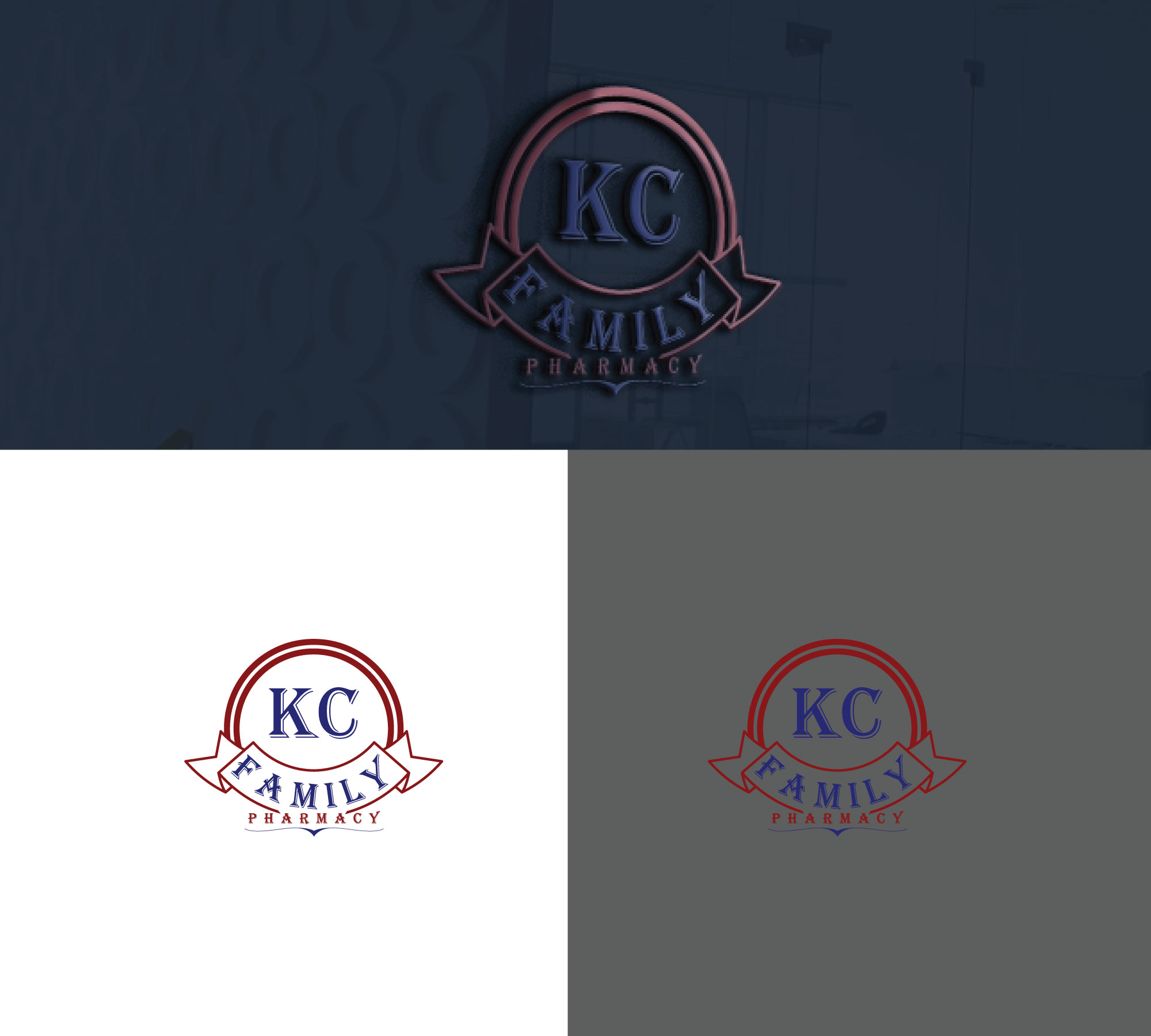 Logo Design by RRR Design for KC Family Pharmacy | Design #29192932