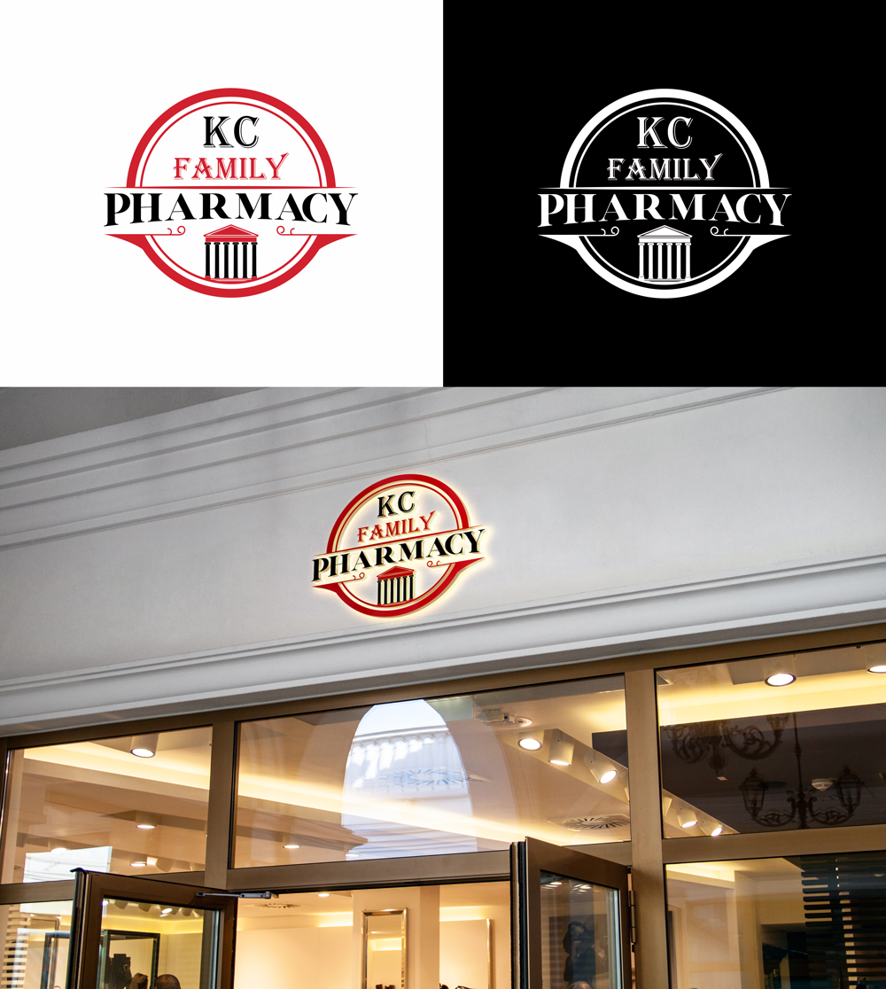 Logo Design by RA-bica for KC Family Pharmacy | Design #29205482