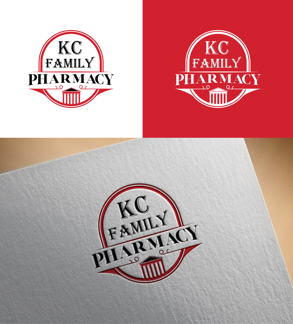 Logo Design by RA-bica for KC Family Pharmacy | Design #29205485