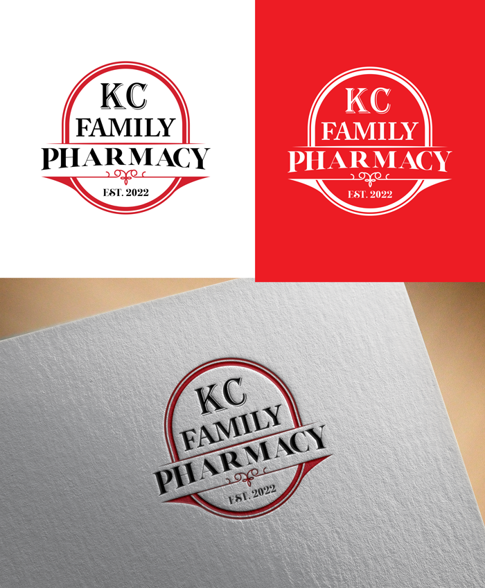 Logo Design by RA-bica for KC Family Pharmacy | Design #29212308