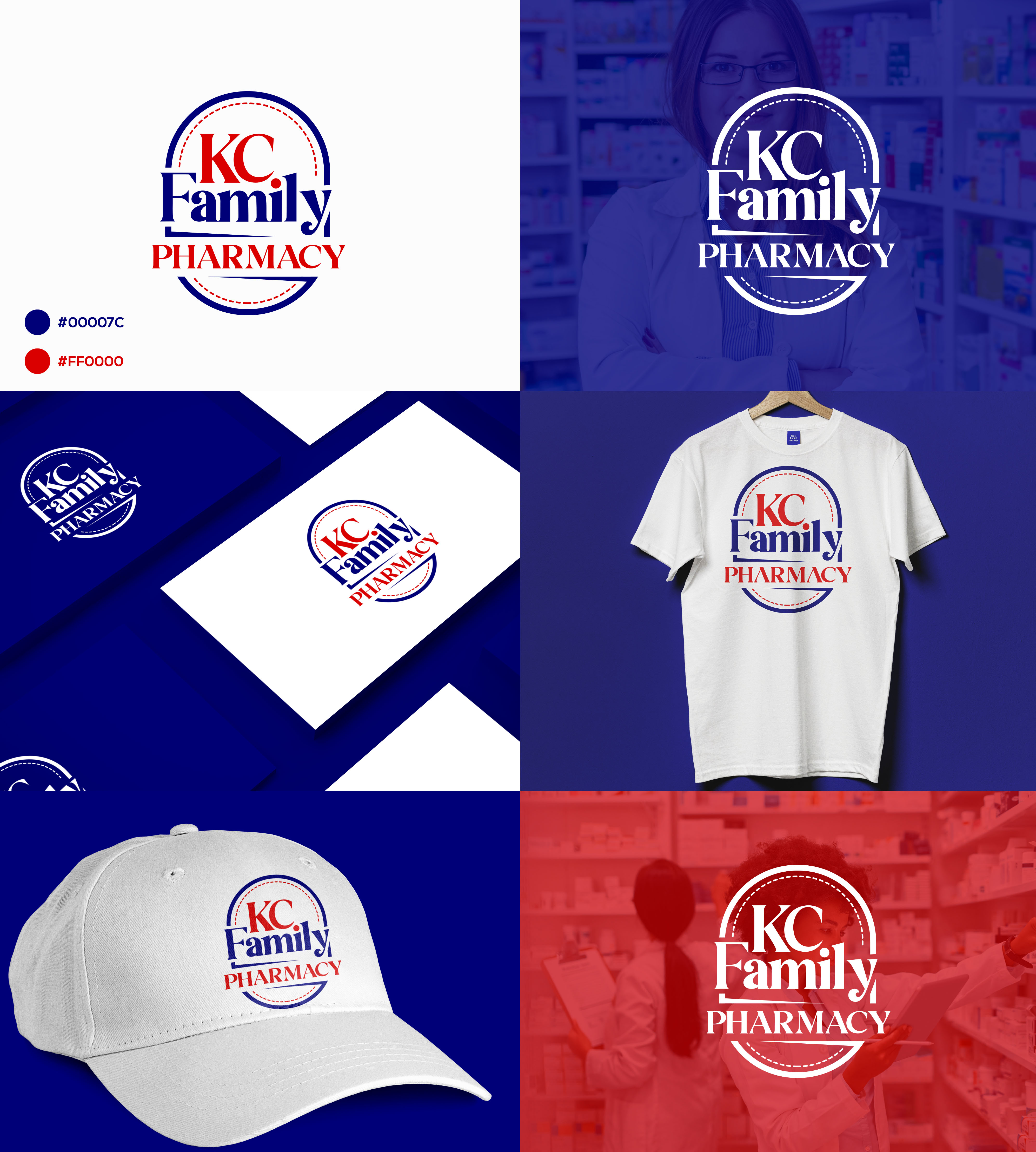 Logo Design by aexoagency for KC Family Pharmacy | Design #29190188