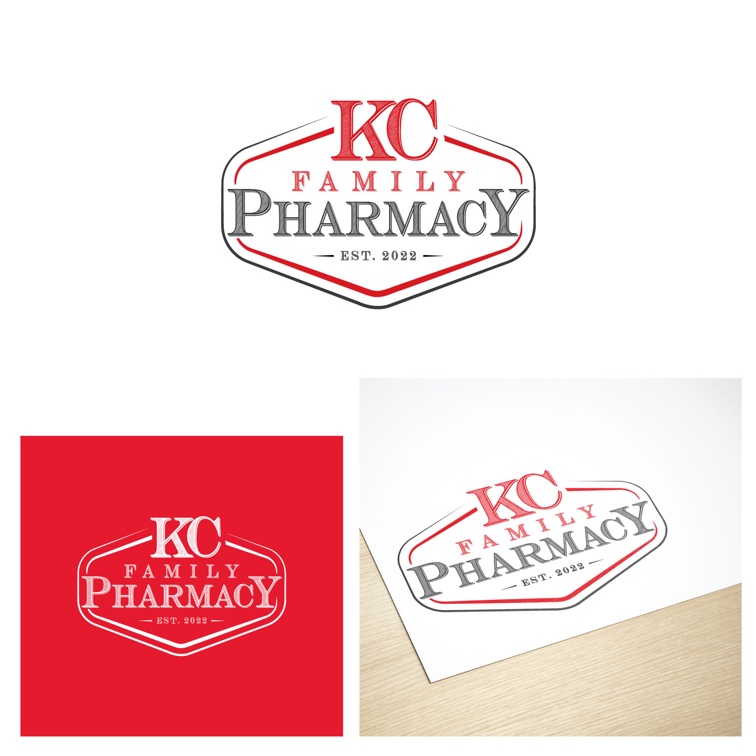 Logo Design by Maxo-Biz for KC Family Pharmacy | Design #29210272