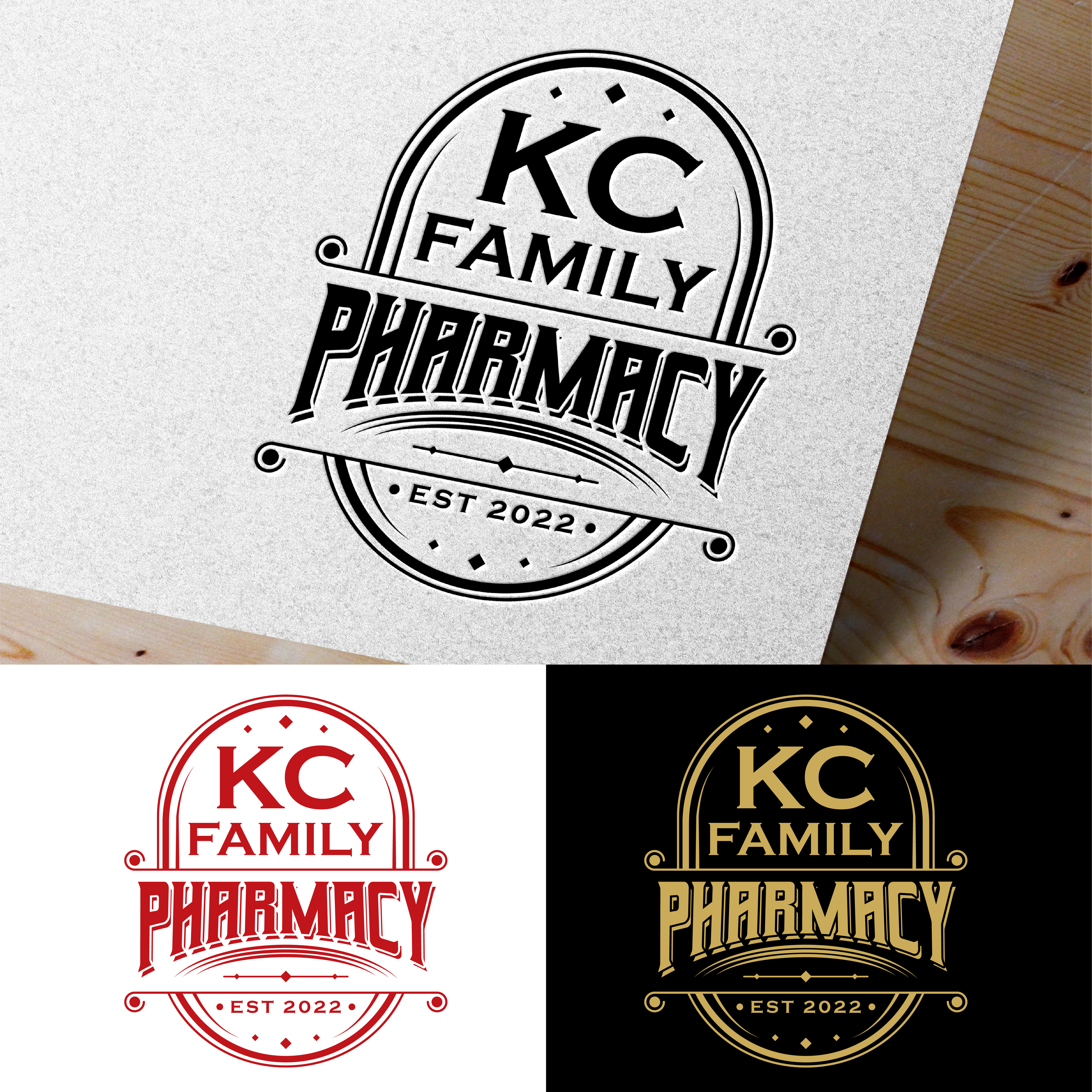 Logo-Design von ARTchemist für KC Family Pharmacy | Design #29192529