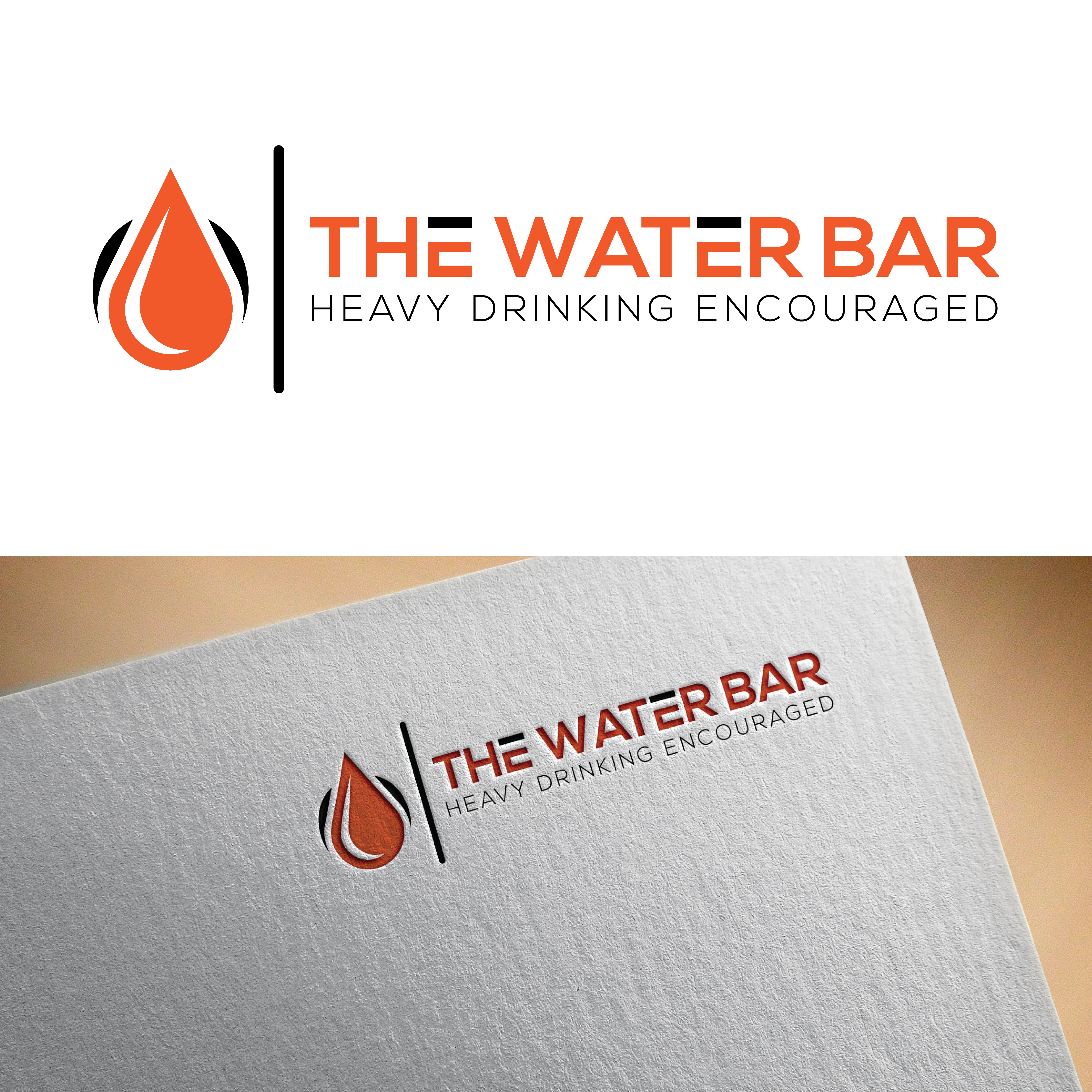 Logo Design by DJ 1 for The Water Bar | Design #29194420