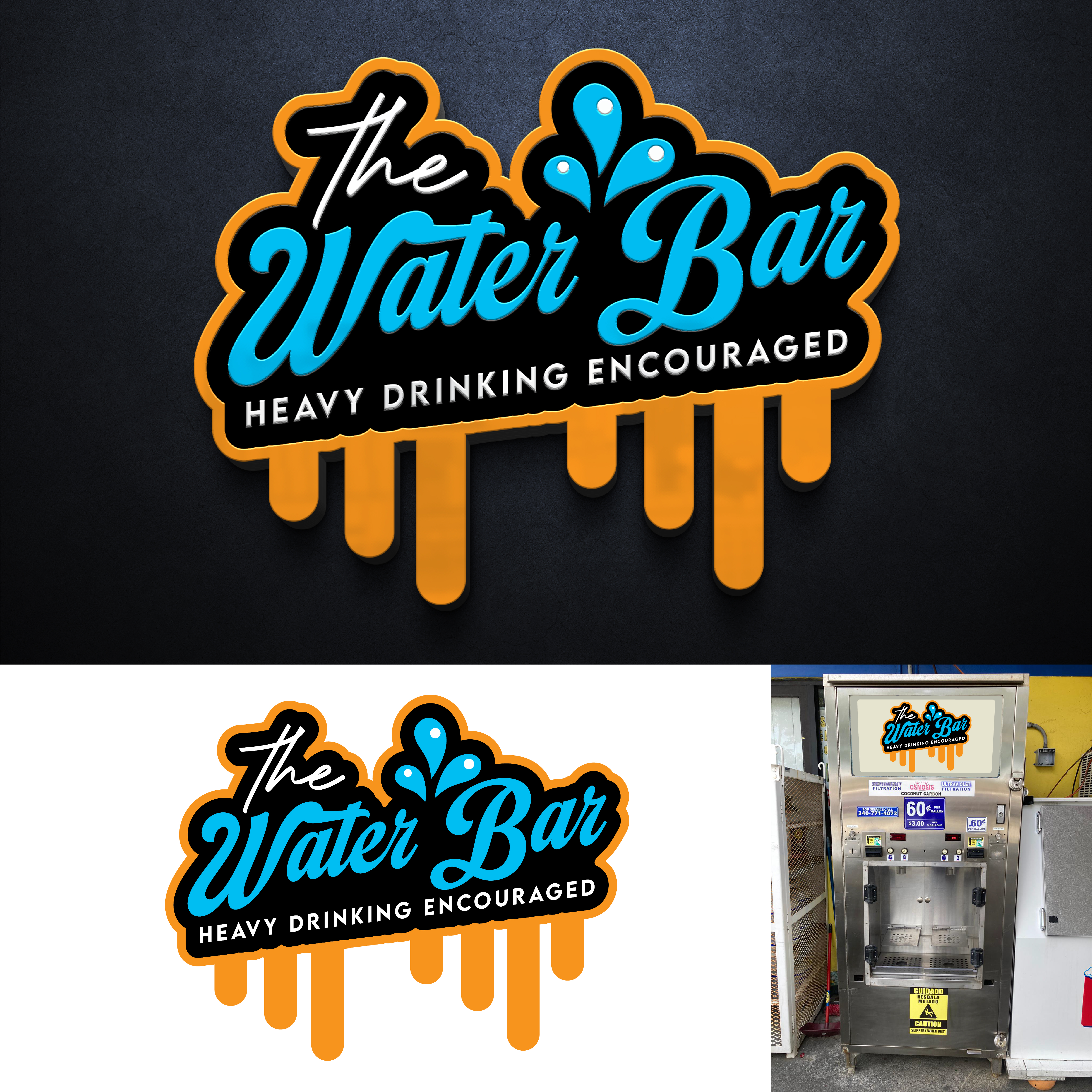 Logo Design by ARTchemist for The Water Bar | Design: #29193368