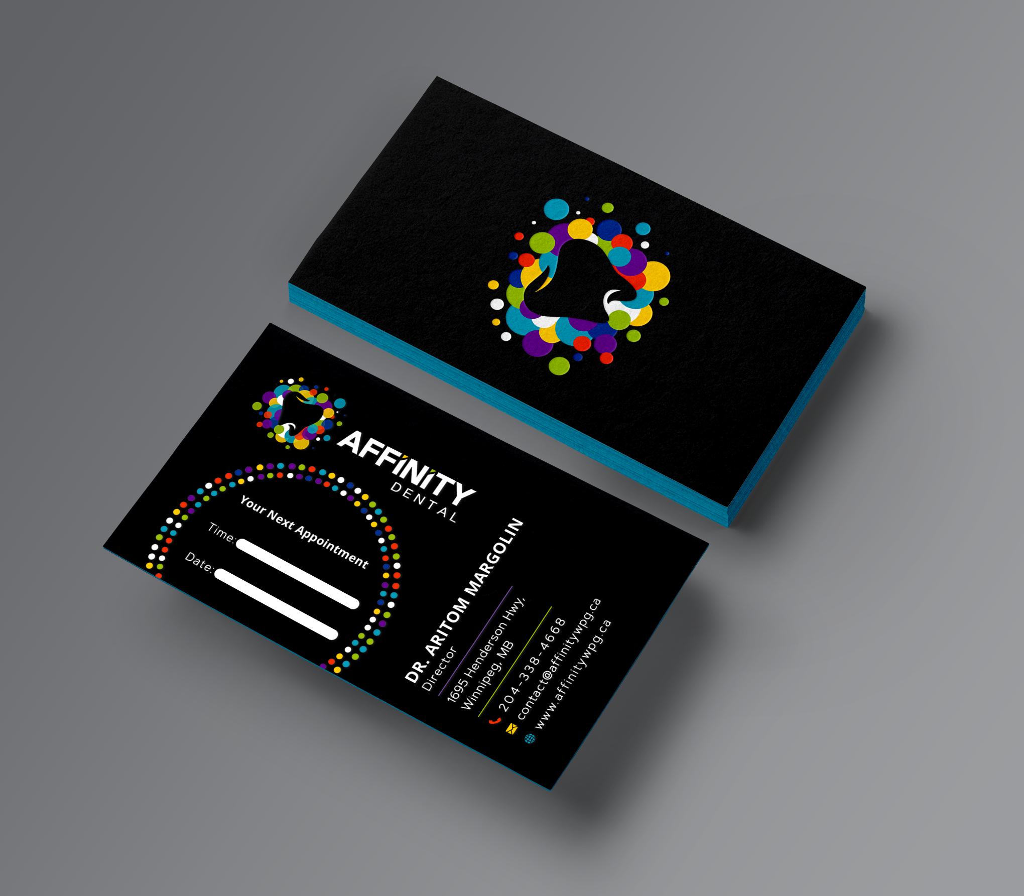 Business Card Design by Creative Moon Design for studio dental | Design #29207767