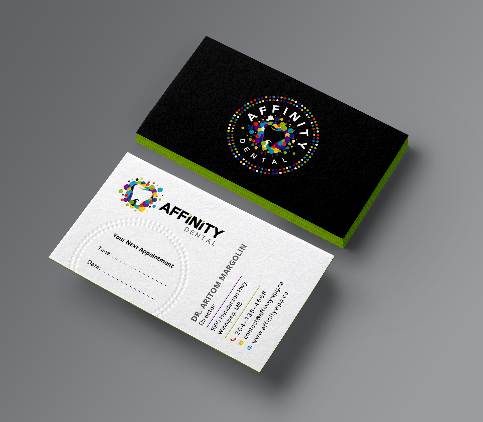 Business Card Design by Creative Moon Design for studio dental | Design #29207770